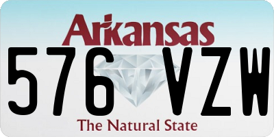 AR license plate 576VZW