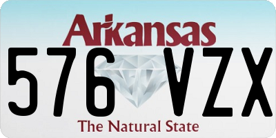AR license plate 576VZX
