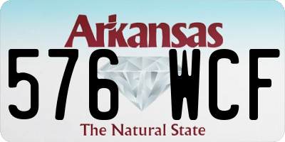 AR license plate 576WCF