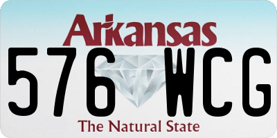 AR license plate 576WCG