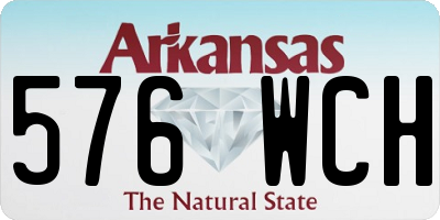AR license plate 576WCH