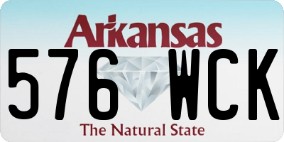 AR license plate 576WCK