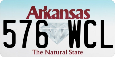 AR license plate 576WCL