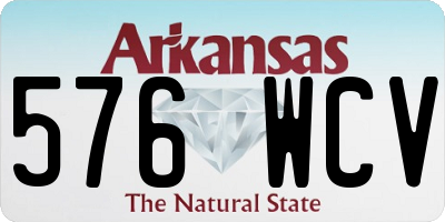 AR license plate 576WCV
