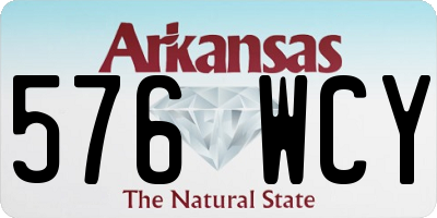 AR license plate 576WCY