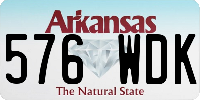 AR license plate 576WDK
