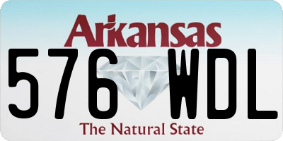 AR license plate 576WDL