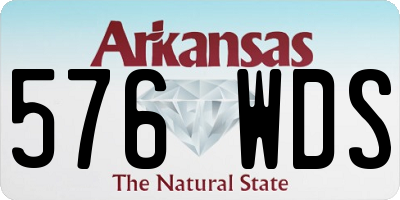 AR license plate 576WDS