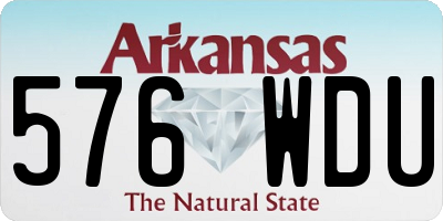 AR license plate 576WDU