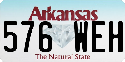 AR license plate 576WEH