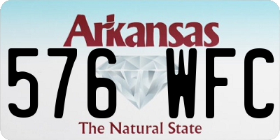 AR license plate 576WFC