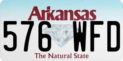 AR license plate 576WFD
