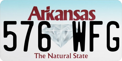 AR license plate 576WFG