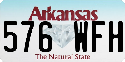 AR license plate 576WFH
