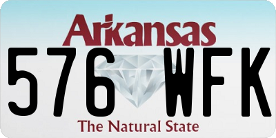 AR license plate 576WFK