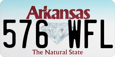 AR license plate 576WFL