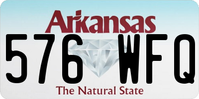 AR license plate 576WFQ
