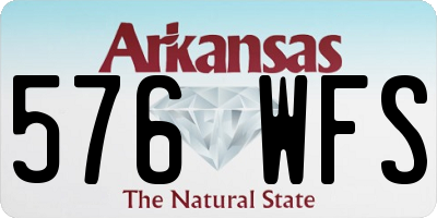 AR license plate 576WFS