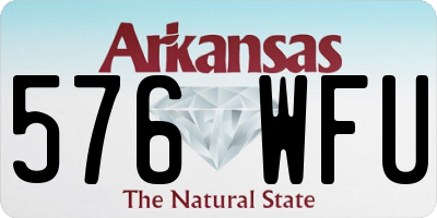 AR license plate 576WFU
