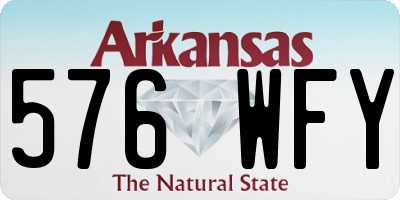 AR license plate 576WFY