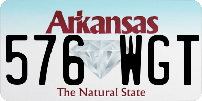AR license plate 576WGT
