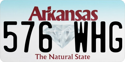 AR license plate 576WHG