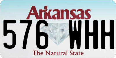 AR license plate 576WHH
