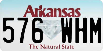 AR license plate 576WHM