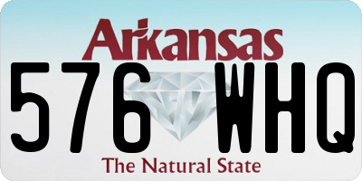 AR license plate 576WHQ