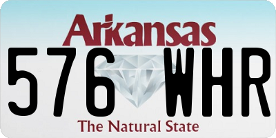 AR license plate 576WHR