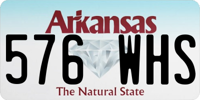 AR license plate 576WHS