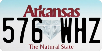AR license plate 576WHZ