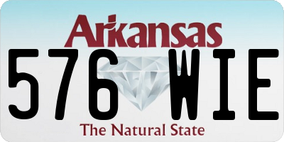 AR license plate 576WIE
