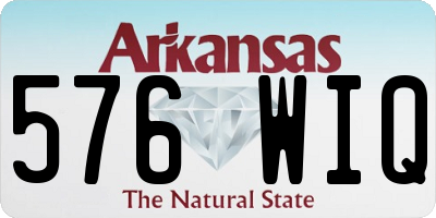 AR license plate 576WIQ