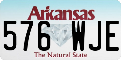 AR license plate 576WJE