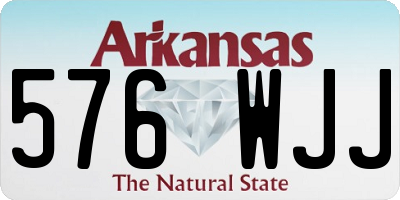 AR license plate 576WJJ