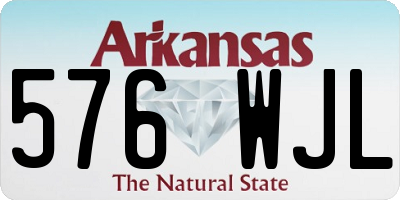 AR license plate 576WJL