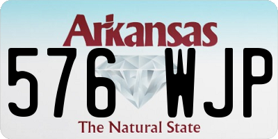 AR license plate 576WJP