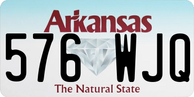 AR license plate 576WJQ