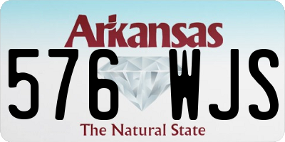 AR license plate 576WJS
