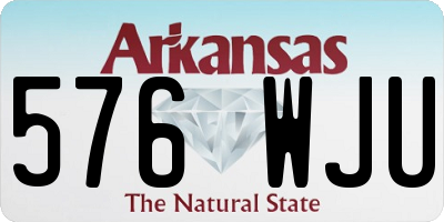 AR license plate 576WJU