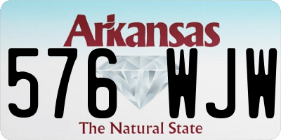 AR license plate 576WJW