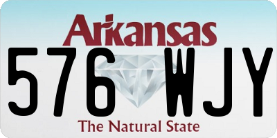 AR license plate 576WJY
