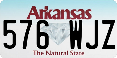AR license plate 576WJZ