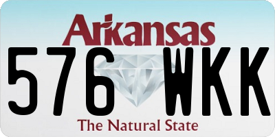 AR license plate 576WKK