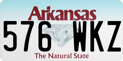 AR license plate 576WKZ