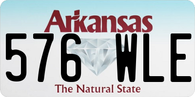 AR license plate 576WLE