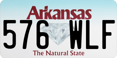 AR license plate 576WLF
