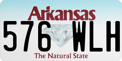 AR license plate 576WLH