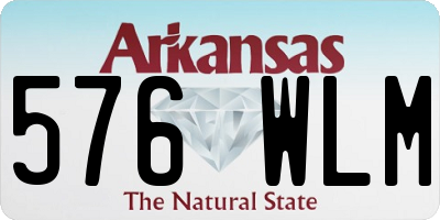 AR license plate 576WLM